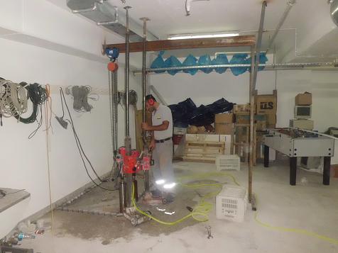 antalya karot ile şaft açma, beton delme, çetinsan